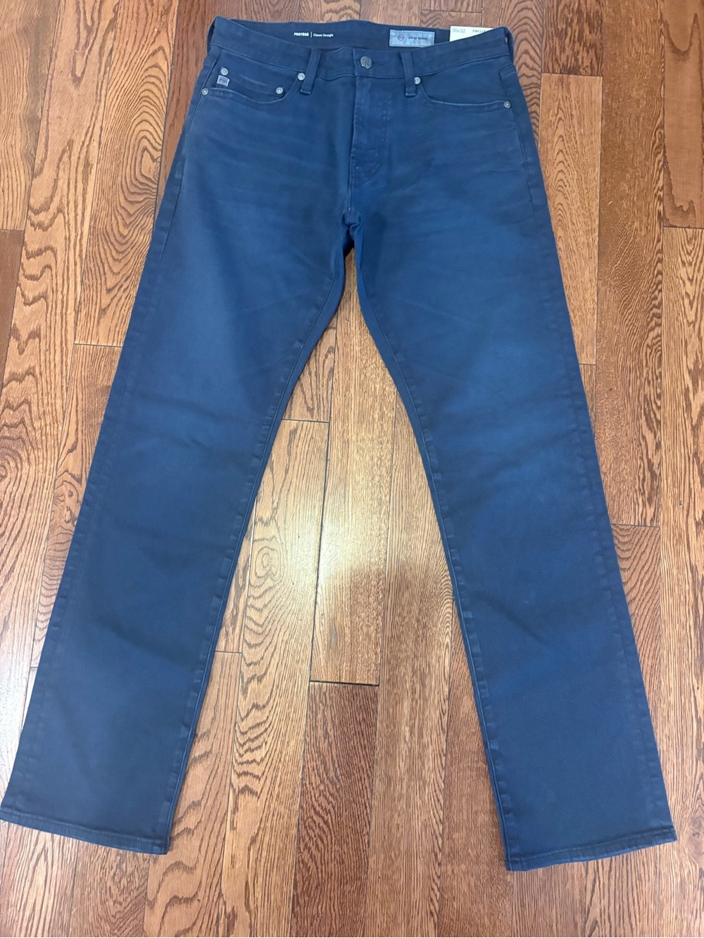 Ag Adriano Goldschmied Navy Straight Jeans